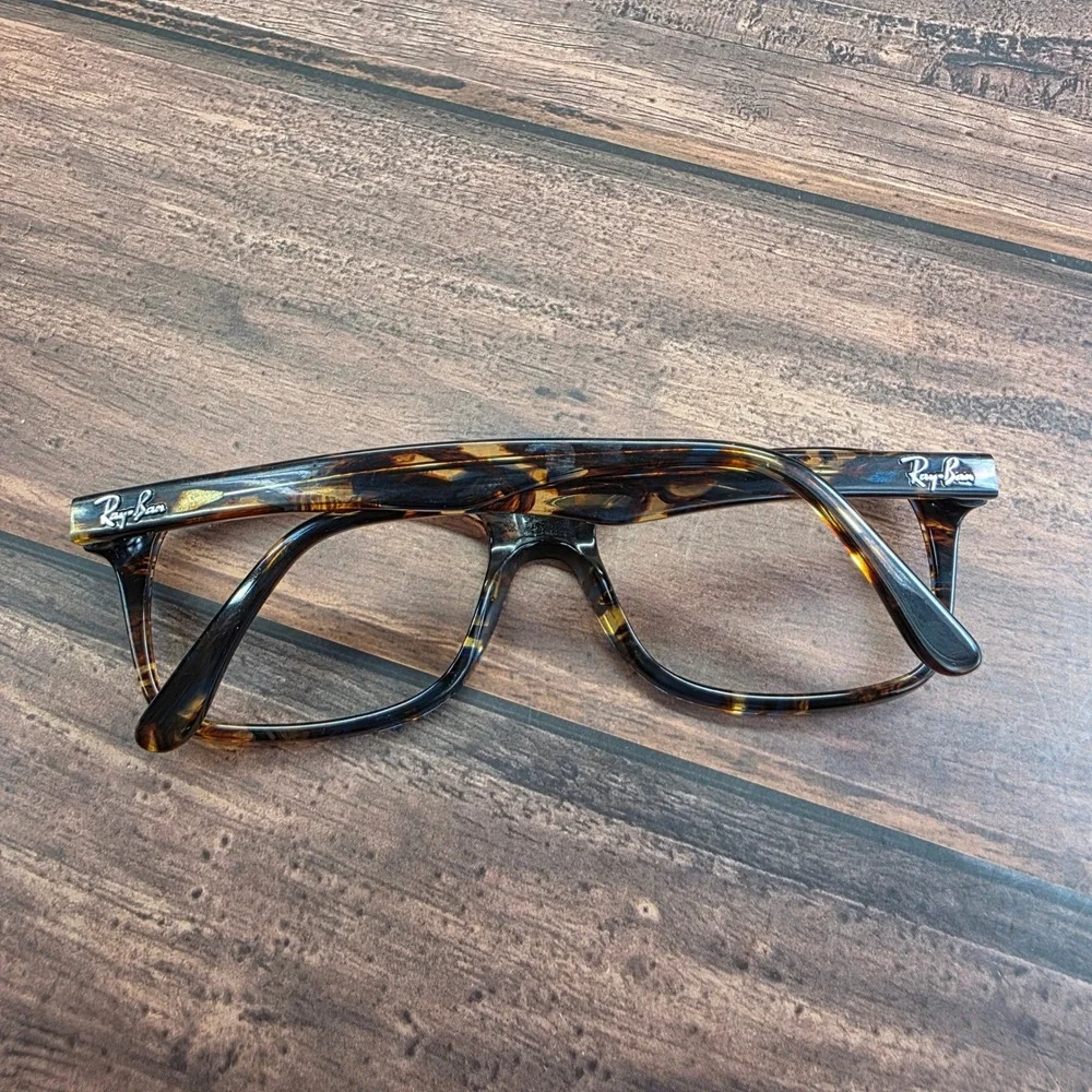 Ray-Ban RB 5228 5711 Tortoise Havana Rectangular Eyeglasses Frames 55-17-140